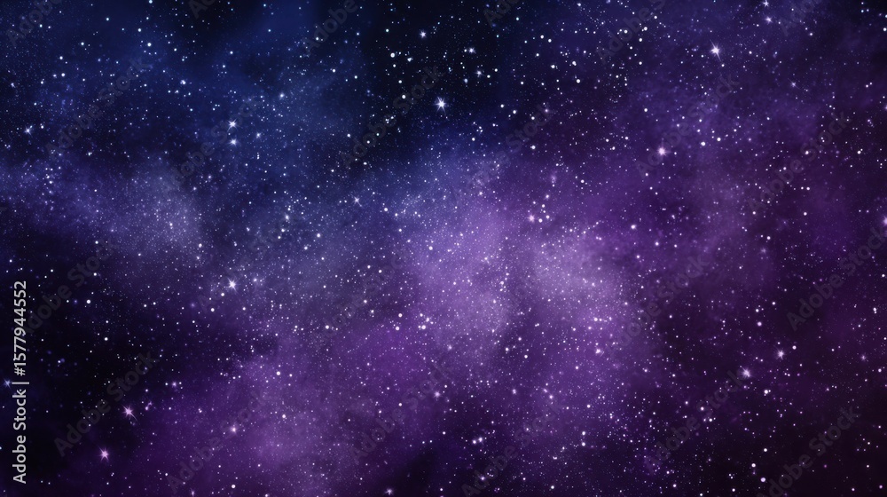 Celestial Dreams: Violet Galaxy and Starry Night Sky
Celestial Dreams: Violet Galaxy and Starry Night Sky