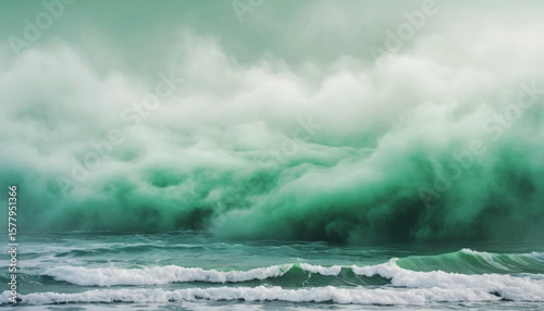 Emerald Fog and Ocean Drift