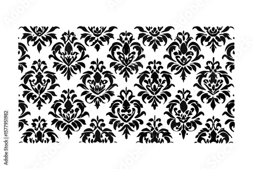 black and white seamless pattern