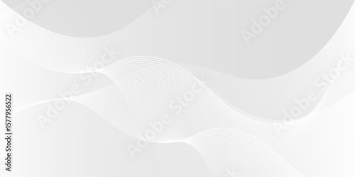 Abstract background with dynamic wavy lines, Digital future technology concept background, vector illustration eps10