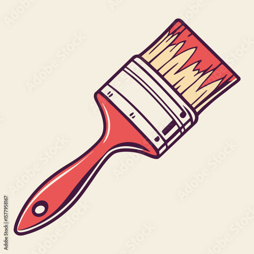 3D paintbrush icon