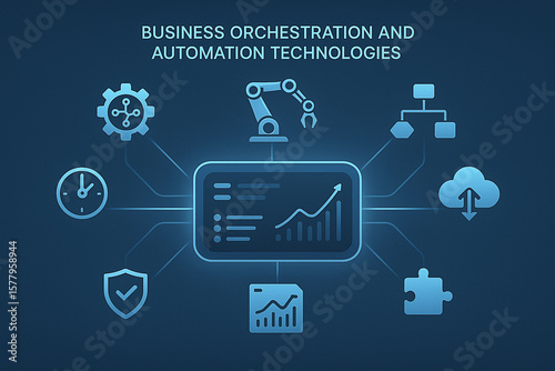 Modern Business Automation:  Secure Cloud-Based Orchestration and Process Optimization Technology.