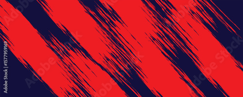 Halftone dots red and blue color pattern gradient grunge texture background. Pop art dot comic style vector illustration. Grunge vector dots, eps10.