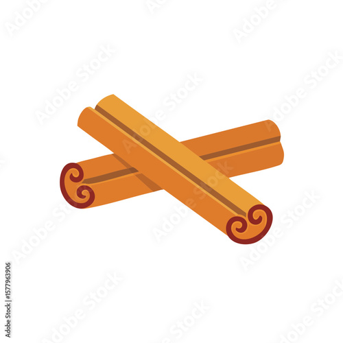 Cinnamon Sticks Isolated on a. Transparent Background 