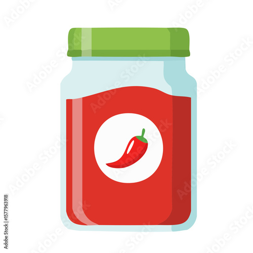 Jar of Chili Powder Isolate...