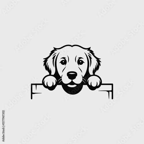 Ideal for use in pet products, branding, or any project that celebrates the love for dogs.
