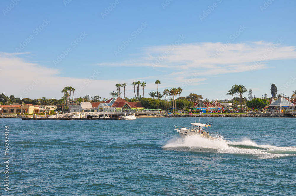 Obraz premium Boating in Harbour
