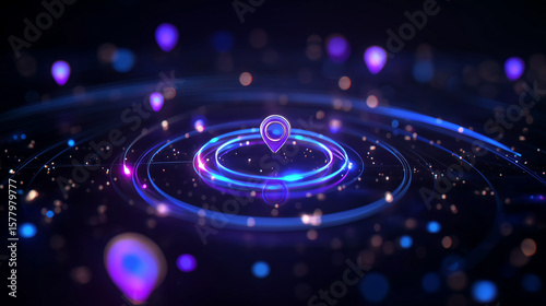 Digital GPS Location Tag Holographic Mapping Technology of Navigation