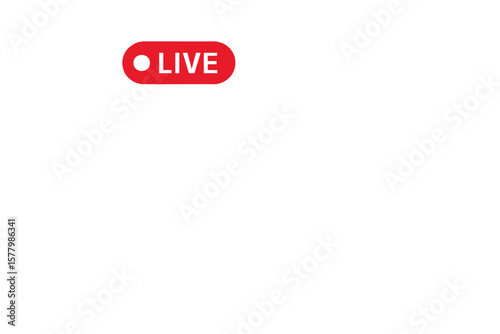 Live Stream Social Media Frame Set, Broadcast Overlay, Profile Avatar Circle, Streaming Video Badge, Real-Time Broadcast, Social Network Stories, User Profile Live Indicator