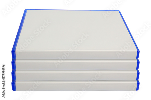 Photography CD or DVD Blu-ray Case case mockup on transparent background png