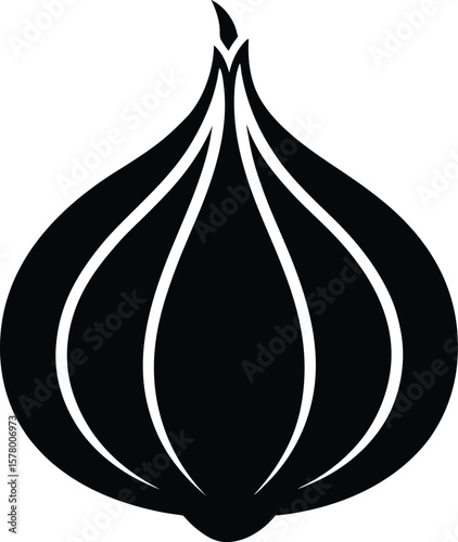 Versatile Onion Vector Illustration Perfect for Culinary Designs and More