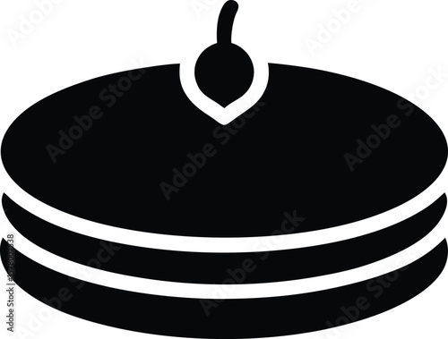 Delicious Stack of Pancakes A Simple Illustration