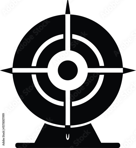 Precision Targeting Icon Design for Aim, Focus, and Accuracy