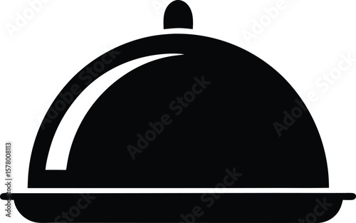 Restaurant cloche, food dome, serving dish, catering cloche elegant design for fine dining