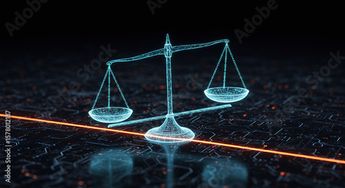 Digital Justice Scales: Balancing Technology and Law.