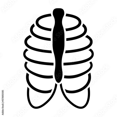 rib cage icon