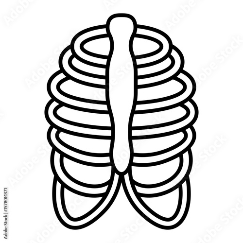 rib cage icon