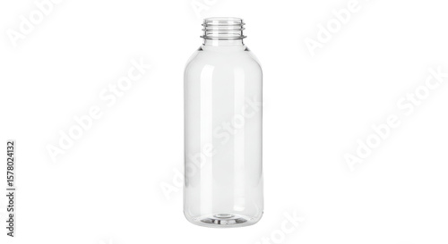 Empty Clear Plastic Water Bottle.
