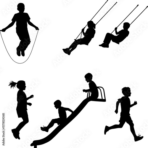 silhouettes of skiers on a white background