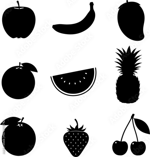 set of fruits
