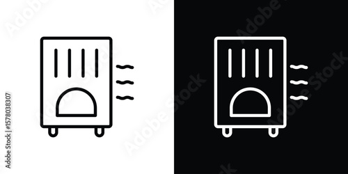 Air purifier icon in vector. Logotype