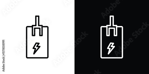 Circuit Breaker icon in vector. Logotype