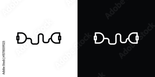 Exercise bands icon in vector. Logotype