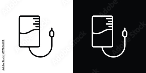Intravenous icon in vector. Logotype