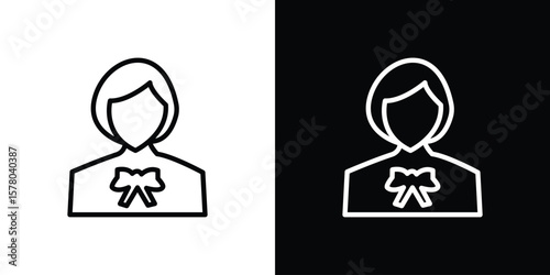 Lawyer icon in vector. Logotype