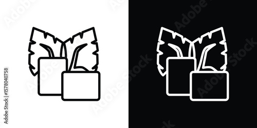 Mint gum icon in vector. Logotype