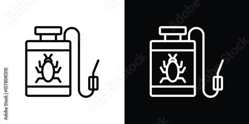 Pesticide icon in vector. Logotype