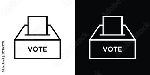 Referendum icon in vector. Logotype