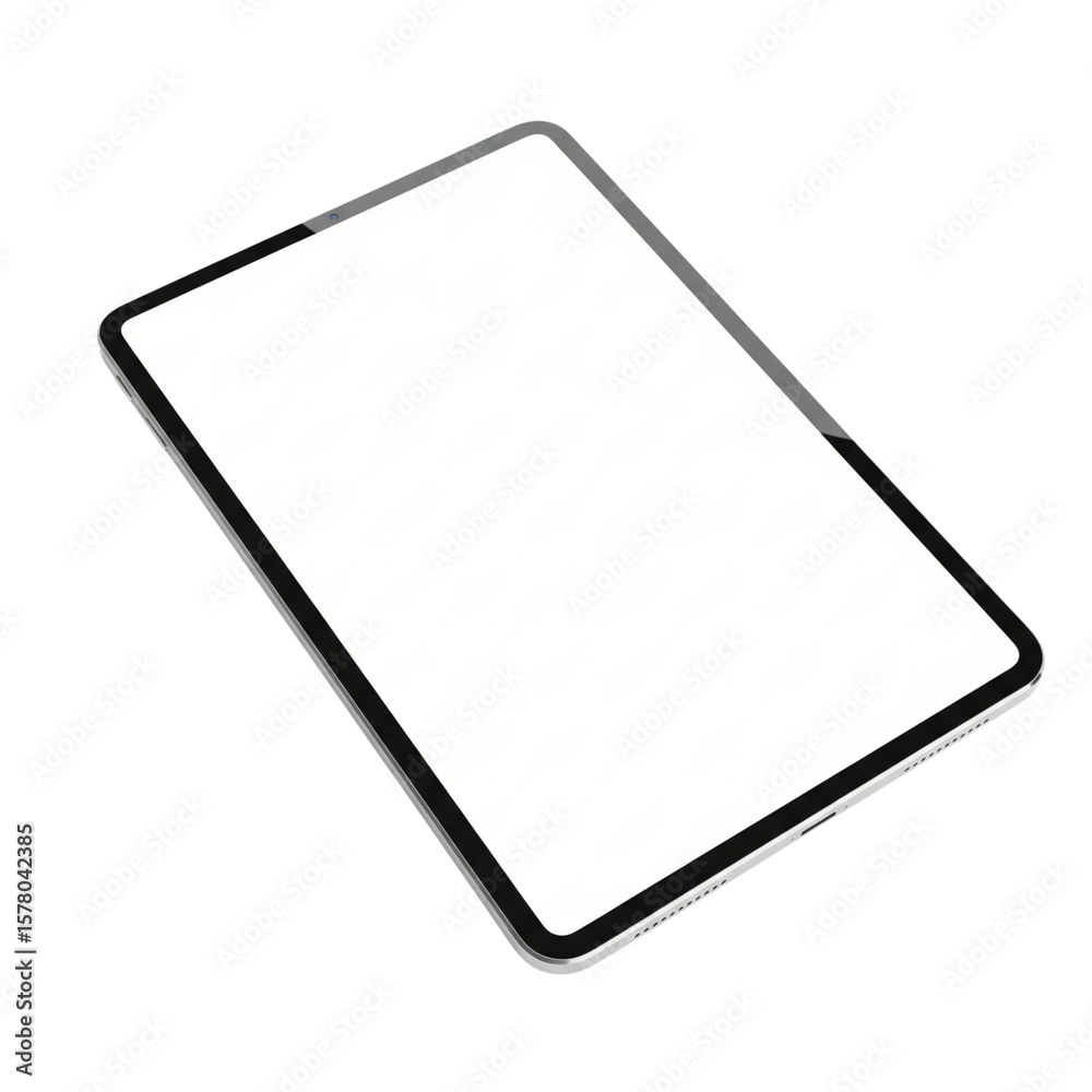 Modern tablet mockup presents a clean white screen on a transparent background, ideal for showcasing apps, websites, or digital designs with its sleek, minimalist aesthetic. Modern tablet mockup presents a clean white screen on a transparent background, ideal for showcasing apps, websites, or digital designs with its sleek, minimalist aesthetic.