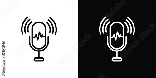 Voice recognition icon