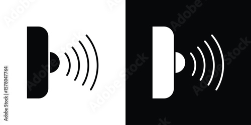 Infrared icon symbol. Vector icon in trendy flat design