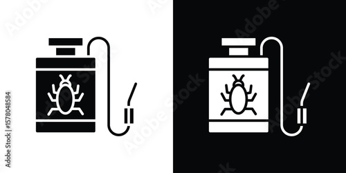 Pesticide icon symbol. Vector icon in trendy flat design