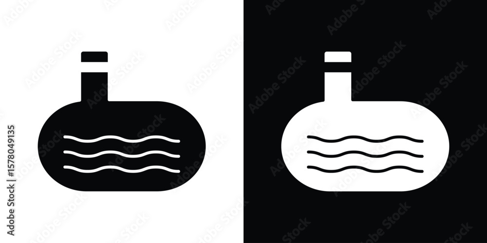Obraz premium Sewerage tank icon