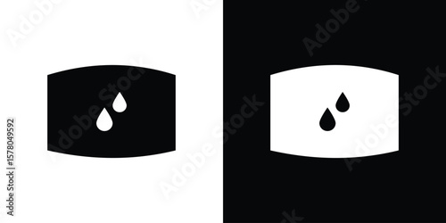 Water tank icon symbol. Vector icon in trendy flat design