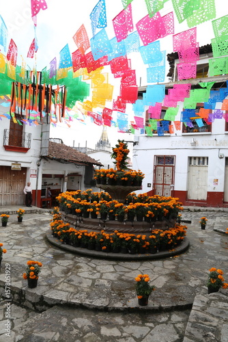Fountain in Cuetzalan