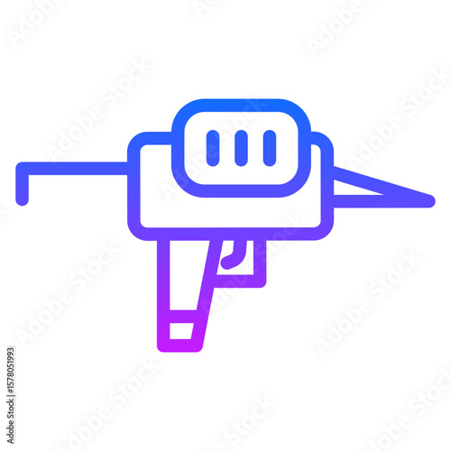 Caulking Gun Vector Icons