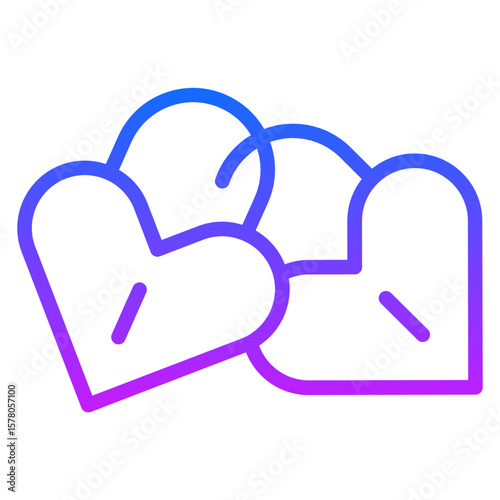 Wedding Padlock Vector Icons