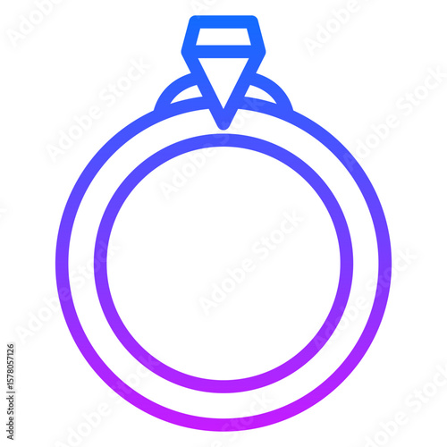 Wedding Ring Vector Icons