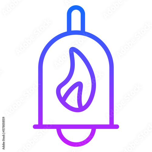 Firefighter Bell Vector Icons