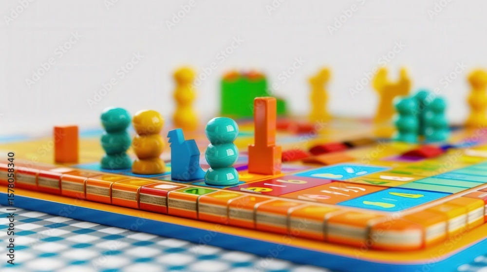 Naklejka premium Budgeting board game isolated on transparent background Needs vs Wants spaces