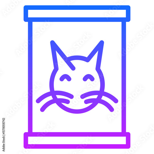 Cat Food Vector Icons