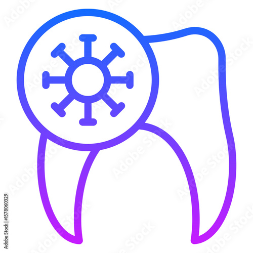Tooth Infection Vector Icons