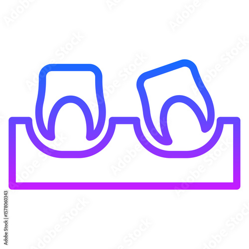 Wisdom Tooth Vector Icons
