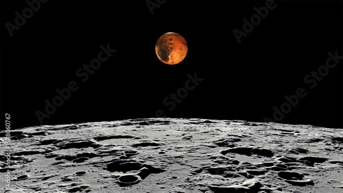 mars in space