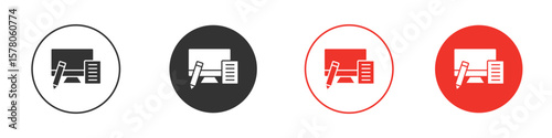 Blended learning icon pack. Clipart Vector design