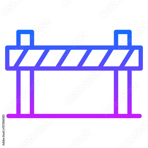 Road Block Vector Icons